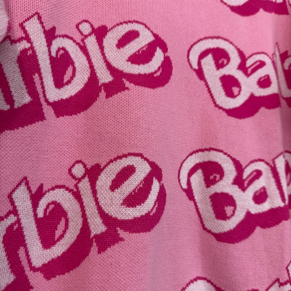 Barbie Pink Knit Oversized Sweater - Picture 5 of 5